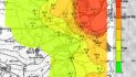 Répartition géographique des concentrations en chlorures du Quaternaire (été 2016) - PNG - 447.4 ko